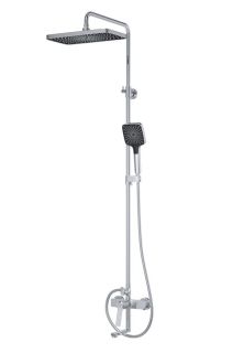 Душевая система с тропическим душем IDDIS Parker PARSB3Fi06 хром